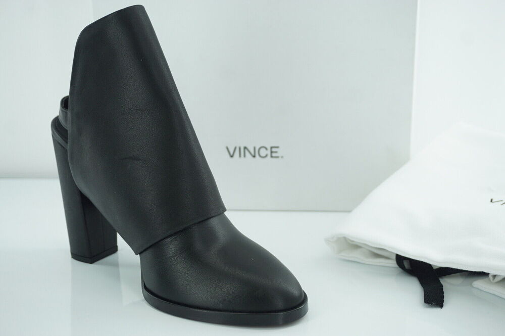 Vince Jody Ankle Strap Back Mule Bootie Pumps Size 9 NIB $495
